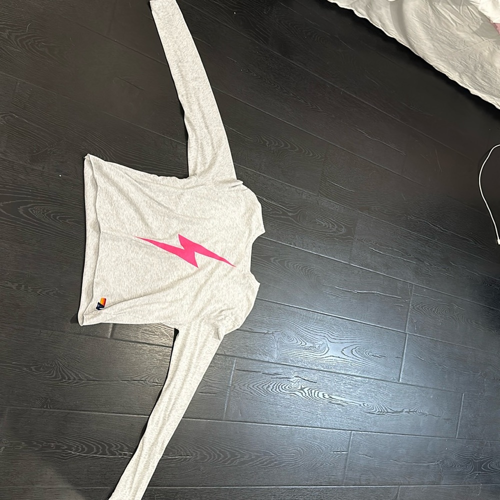 long sleeve aviator nation top